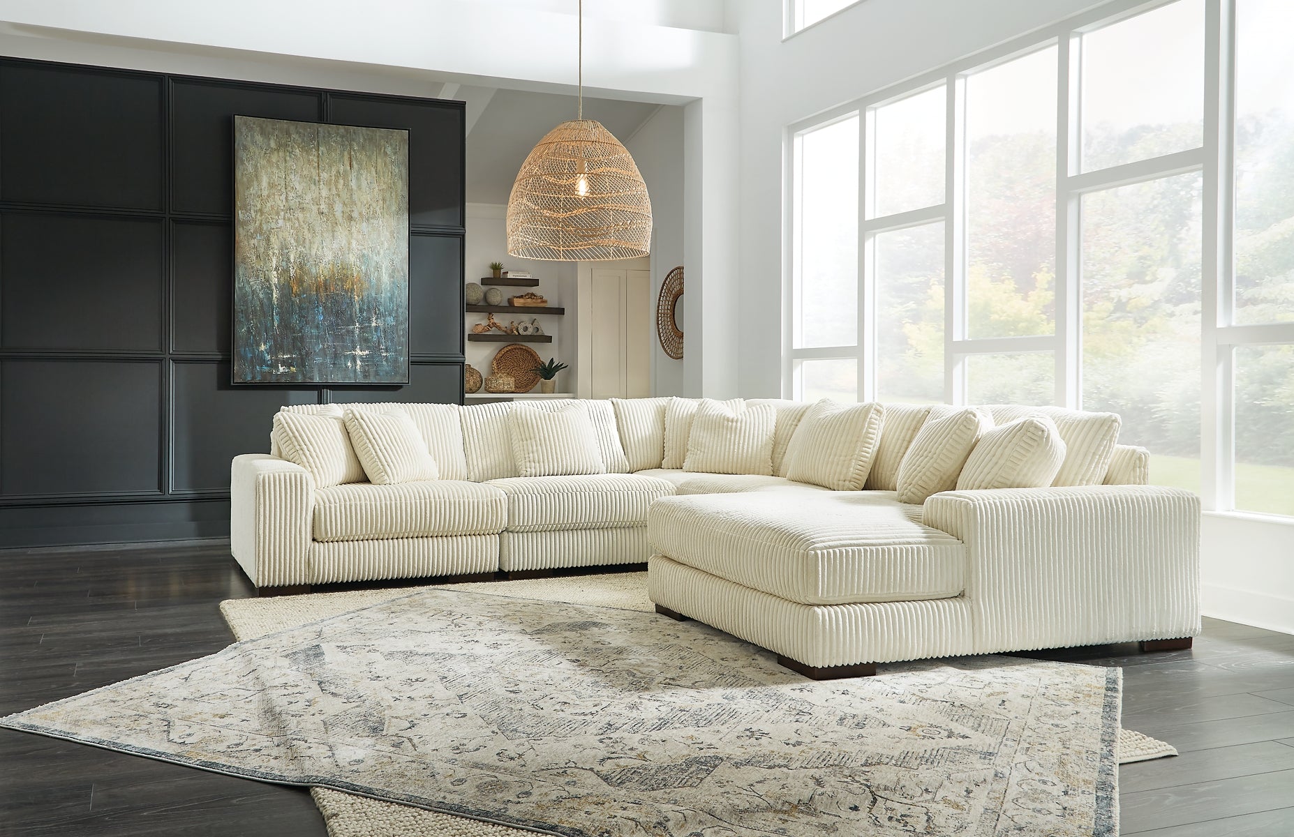 Lindyn 5Piece Sectional with Chaise University Furniture Gallery