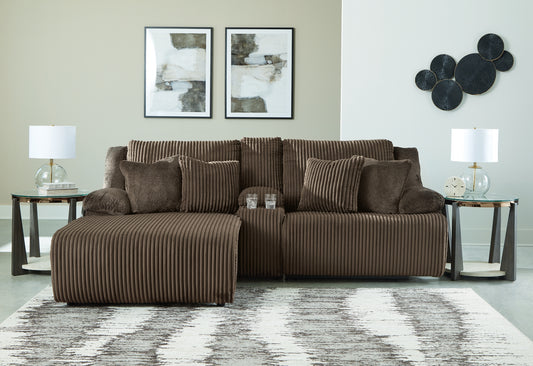 Top Tier 3-Piece Reclining Sectional Sofa with Chaise