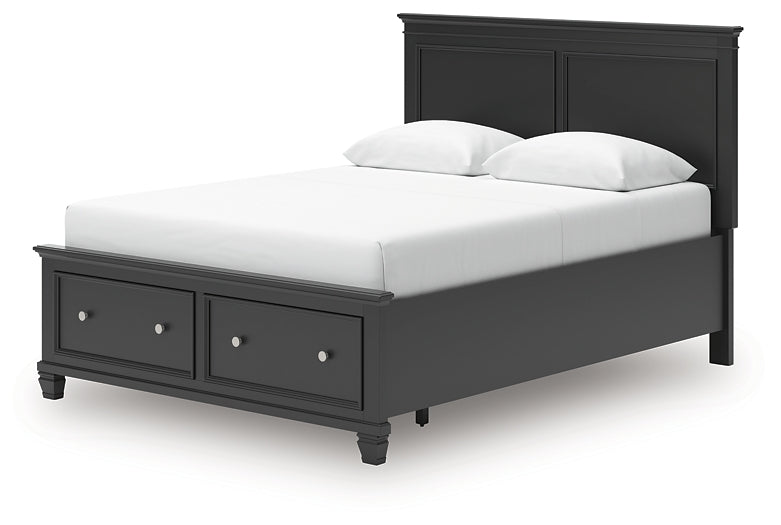 Lanolee Queen Panel Storage Bed