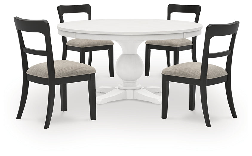 Greddinton Dining Table and 4 Chairs