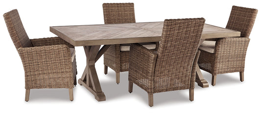 Beachcroft Outdoor Dining Table and 4 Chairs